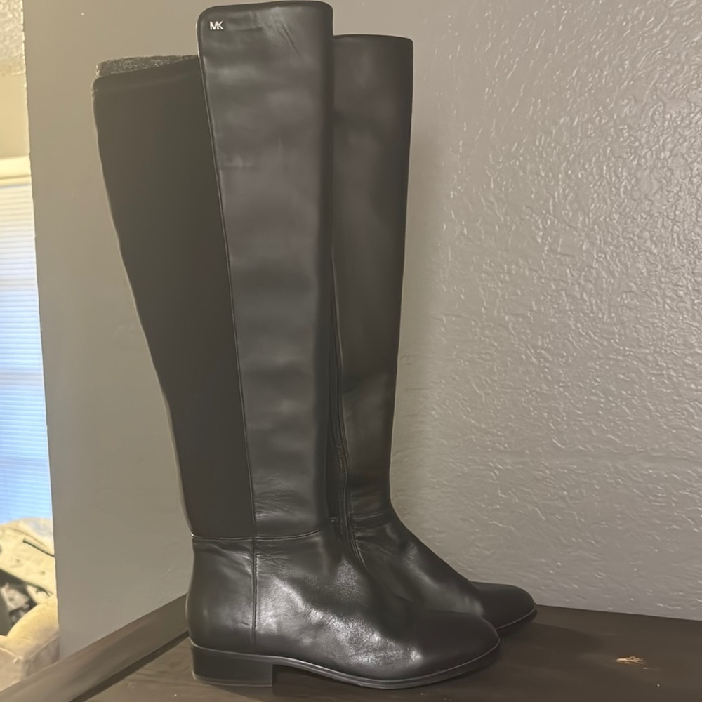 Michael Kors Black Over the Knee Boots Sleek Design